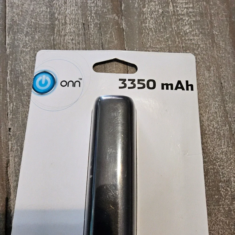 ONN 3350mAh Portable Battery Power Bank USB Charger New Sealed